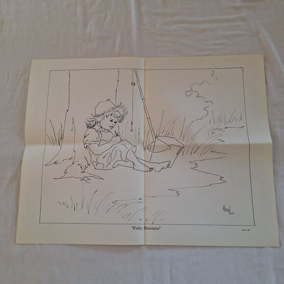 Landscapes Country Style Volume II JoAnne Moore-Lindelof Book Drawings Painting - Picture 5 of 12